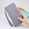 2017 New Wallet Women Long Zipper Ladies Purse Female Leather Wallets Brand Woman Purse Card Holder Clutch Portefeuille femme