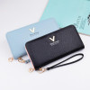 2017 New Wallet Women Long Zipper Ladies Purse Female Leather Wallets Brand Woman Purse Card Holder Clutch Portefeuille femme