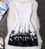 2017 New Vestido De Festa Women Summer Casual Print Dress Vintage Sexy Party Vestidos Slim Plus Size Ladies Maxi Boho Clothing