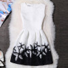 2017 New Vestido De Festa Women Summer Casual Print Dress Vintage Sexy Party Vestidos Slim Plus Size Ladies Maxi Boho Clothing