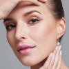 Wedding natural pearl jewelry,bridal jewelry sets women White freshwater pearl sets 925 silver earring girl birthday best gift