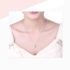 Wedding freshwater pearl jewelry sets silver women,White natural pearl sets girls trendy pendant earring birthday party