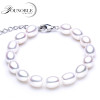 Wedding Freshwater Pearl Bracelet for Women Jewelry,Real Natural Pearl Bracelets 925 Silver Girl Best Gift Birthday Top Quality