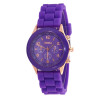 Wavors Fashion Unisex Geneva Watch Casual Women Men Silicone Rubber Jelly Gel Quartz Watch Analog Sports Watches Candy Colors