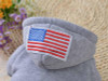 USA Flag Fashion Pet Apparel Dog Clothes Small Dogs Coat with Hooded Gray Red Black Pet Sportwear Sweatercoat in Autumn Winter