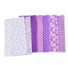 Urijk Mix 7PCs/Lot Mied Flower Printing Fabric DIY Sewing Accessories Tissu Patchwork Handmade Cloth Fabric Crafts Textile