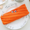 Urijk Cute Pencil Case for Children Zipper Monsters Pencil Storage Organizer Bag Students School Office Storage Bags