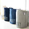 Urijk Cotton Linen Foldable Buckets Clothes Organizer Laundry Baskets Hamper Storage Organizer Bag Laundry Products