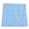 Urijk 7PCs/Lot 25x25cm Mixed Fabric DIY Patchwork Blue Flower Series Quilting Fabric Tissu Patchwork Sewing Accessories