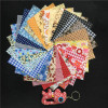 Urijk 50PCs 10x10cm Cotton Fabric For Patchwork Felt Cheap Fabric For Needlework Crafts Materials for Sewing Curtains Dolls DIY