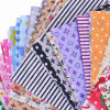 Urijk 50PCs 10x10cm Cotton Fabric For Patchwork Felt Cheap Fabric For Needlework Crafts Materials for Sewing Curtains Dolls DIY