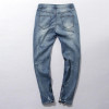 Urban Cool Mens Side Ankle Zipper Jeans Kanye West Skinny Stretchy Destroyed Distressed Knee Ripped Jeans With Holes For Men Urban Cool Mens Side Ankle Zipper Jeans Kanye West Skinny Stretchy Destroyed Distressed Knee Ripped Jeans With Holes For Men