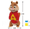 Balody Micro Blocks Big Size Mario DIY Building Toys Ice scrat Cute Sonic Auction Small figure Juguetes for Kids Toys 16004
