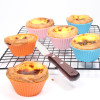 Baking necessary 24 pack Round Shaped Silicone Cake Mold Muffin Cups Soap Mold Pudding Jelly molds (Color in Random)