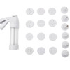 Baking pastry Tools Cookie Mold Press Gun , 12 Flower Mold + 6 Pastry Tips biscuit cookie cutter DIY cake Cookie making machine
