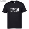 BAIJOE 2017 New Fashion MARVEL t-Shirt men cotton short sleeves Casual male tshirt marvel t shirts men tops tees Free shipping