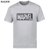 BAIJOE 2017 New Fashion MARVEL t-Shirt men cotton short sleeves Casual male tshirt marvel t shirts men tops tees Free shipping