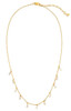 Baguette charm necklace
