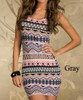 BAEKADOO Women Casual Striped Mini Retro Dress Vestidos Party Dress