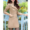 Hot High Quality Women Trench Coat 2016 Plus Size 100% Cotton Clothes Autumn Winter Women Coat
