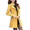 Hot High Quality Women Trench Coat 2016 Plus Size 100% Cotton Clothes Autumn Winter Women Coat