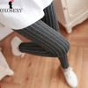 Hot gray Autumn Winter Warm Velvet Sexy Women Lady Tights Pantyhose Stockings Beauty striped cotton thicken pantyhose 071