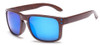 Hot Fashion Wood Sunglasses Men Reflective Sports Sun Glasses Outdoors Square Eyewear Gafas De Sol Oculos De Sol Feminino