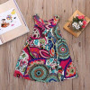Hot Fashion Toddler Summer Dresses Cute Baby Girls Party Tutu Clothes Kids Princess Floral Dress