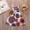 Hot Fashion Toddler Summer Dresses Cute Baby Girls Party Tutu Clothes Kids Princess Floral Dress