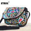 Hot Ethnic Hmong Boho Indian Embroidered Small Shoulder Bag Handmade Fabric Embroidery Crossbody Bags Luxury Brand Messenger Bag