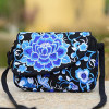 Hot Ethnic Hmong Boho Indian Embroidered Small Shoulder Bag Handmade Fabric Embroidery Crossbody Bags Luxury Brand Messenger Bag
