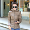HOT Down Parka  Famous Brand Designer Winter Jacket Women Long White Duck Down Jacket Outwear Ultralight Hooded Thin Coat YF56
