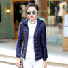 HOT Down Parka  Famous Brand Designer Winter Jacket Women Long White Duck Down Jacket Outwear Ultralight Hooded Thin Coat YF56