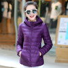 HOT Down Parka  Famous Brand Designer Winter Jacket Women Long White Duck Down Jacket Outwear Ultralight Hooded Thin Coat YF56