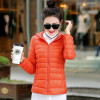HOT Down Parka  Famous Brand Designer Winter Jacket Women Long White Duck Down Jacket Outwear Ultralight Hooded Thin Coat YF56