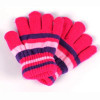 Hot Children's Boys Girls Gloves Kids Soft Striped Winter Mittens Knitting Thick Warm Full Fingers 2017 Girls Accessories Cheap
