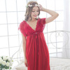 Fashion Suspender Night Dress Women Deep V Silk Women Sleepshirts Sleepwear Shirts Robes For Free shipping Fashion Suspender Night Dress Women Deep V Silk Women Sleepshirts Sleepwear Shirts Robes For Free shipping