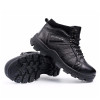 Fashion super warm genuine leather men boots comfortable men winter boots, Plush fur winter shoes outdoor snow boots