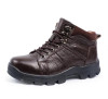 Fashion super warm genuine leather men boots comfortable men winter boots, Plush fur winter shoes outdoor snow boots