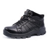 Fashion super warm genuine leather men boots comfortable men winter boots, Plush fur winter shoes outdoor snow boots