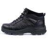 Fashion super warm genuine leather men boots comfortable men winter boots, Plush fur winter shoes outdoor snow boots