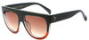 Fashion Sunglasses Women Brand Designer Ladies Sunglasses Flat Top Shield Female CL Oversize Shades Oculos De Sol Feminino