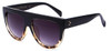 Fashion Sunglasses Women Brand Designer Ladies Sunglasses Flat Top Shield Female CL Oversize Shades Oculos De Sol Feminino