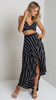 Fashion Summer Style Beach Striped Printed Irregular Skirts 2016 Sexy Lady Boho Maxi Skirt Women Casual Long Faldas Largas