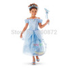 Fashion summer girl dress baby girl Cinderella princess Cosplay Costume, Fancy brand baby costume dress children party dress