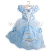 Fashion summer girl dress baby girl Cinderella princess Cosplay Costume, Fancy brand baby costume dress children party dress
