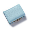 Fashion Stone Women wallet small three fold PU leather coin wallet mini size women purse brand designed female coin purse wallet