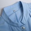 Fashion Stand collar women shirt OL office puff short sleeve chiffon blouses OL ladies formal work wear summer clothes slim tops