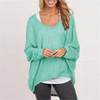 Fashion Spring Autumn Women Blouse Batwing Long Sleeve Casual Loose Solid Top Shirt Sweater Plus Size Blusas Femininas 9 Colors