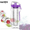 BAISPO 32oz 900ml BPA Free Fruit Infuser Juice Shaker Sports Lemon Water Bottle Tour hiking Portable Climbing Camp Bottles
